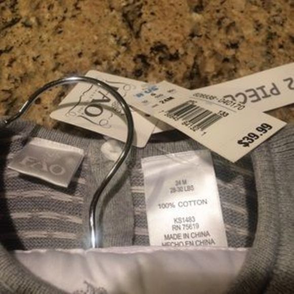 F. A. O Schwartz two-piece knit outfit. NWT - Picture 5 of 5